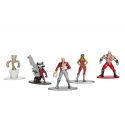 Marvel Comics - Pack 5 figurines Diecast Nano Metalfigs Les Gardiens de la Galaxie 4 cm