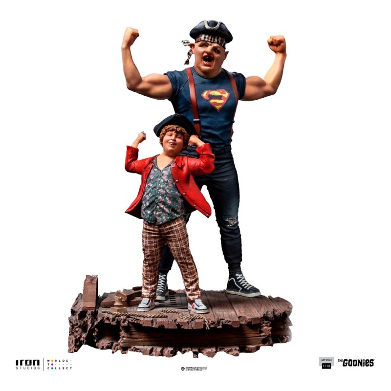Les Goonies - The Goonies statuette Art Scale 1/10 Sloth and Chunk 23 cm