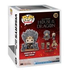 House of the Dragon - POP! Deluxe Vinyl figurine Viserys on Throne 9 cm