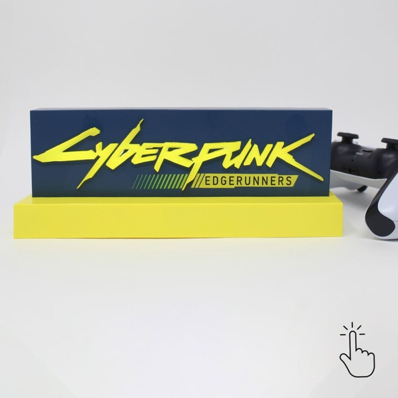 Cyberpunk: Edgerunners - Cyberpunk Edgerunner lampe LED Logo 22 cm Cyberpunk: Edgerunners - Cyberpunk Edgerunner lampe LED Logo 22 cm