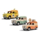 Wallace & Gromit - Coffret 3 véhicules 1/43 Austin A35 Van Collection - Cheese Please!, Top Bun, Spick & Spanmobile