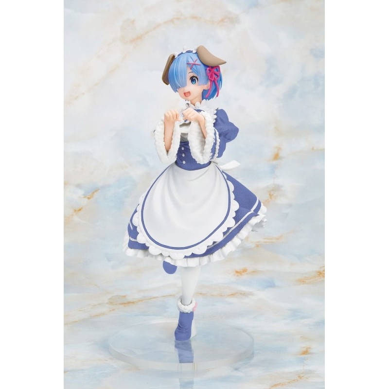 Re:Zero - - Starting Life in Another World statuette PVC Rem Memory Snow Puppy Ver. Renewal Edition