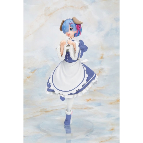 Re:Zero Starting Life in Another World - Statuette Rem Memory Snow Puppy Ver. Renewal Edition