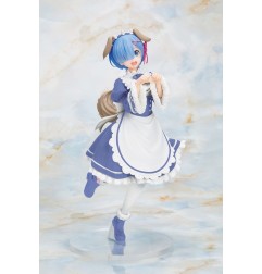 Re:Zero - - Starting Life in Another World statuette PVC Rem Memory Snow Puppy Ver. Renewal Edition