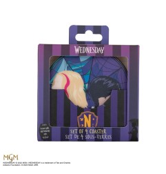 Wednesday - Pack 4 sous-verres