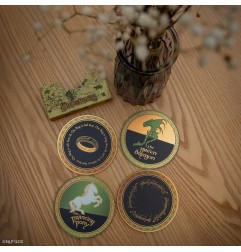Le Seigneur des Anneaux - Pack 4 sous-verres