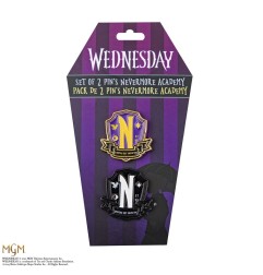 Wednesday - Pack 2 pin's Nevermore Academy