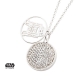 Star Wars - Pendentif et collier R2-D2 (plaqué argent)
