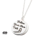 Star Wars - Pendentif et collier R2-D2 (plaqué argent)