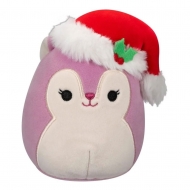 Squishmallows - Peluche Christmas Allina the Squirrel with Santa Hat 20 cm
