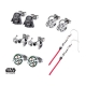 Star Wars - Pack 6 paires de boucles d'oreille Galactic Empire