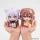 Hololive Production - Statuette Look Up Korone Inugami & Okayu Nekomata 11 cm