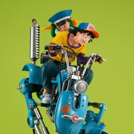 Dragonball Z Desktop Real McCoy EX - Diorama Son Goku & Son Gohan & Robot with two legs 20 cm
