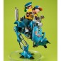 Dragonball Z Desktop Real McCoy EX - Diorama Son Goku & Son Gohan & Robot with two legs 20 cm