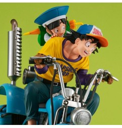 Dragonball Z Desktop Real McCoy EX - Diorama Son Goku & Son Gohan & Robot with two legs 20 cm