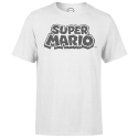 Nintendo - T-Shirt Super Mario Distressed Logo 