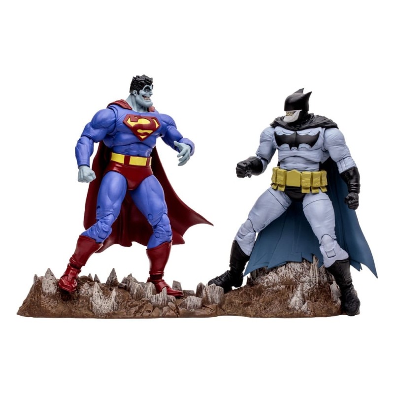 DC Comics - DC Multiverse pack de 2 figurines Bizarro & Batzarro 18 cm