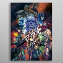 Marvel - Poster en métal Infinity War Characters 10 x 14 cm