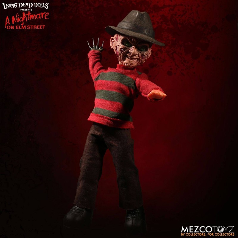 Living Dead Dolls - Freddy Les Griffes de la nuit poupee sonore Freddy Krueger 25 cm