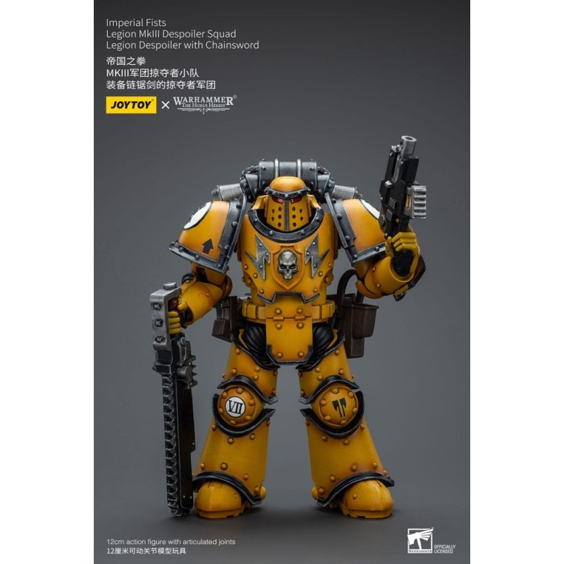 Warhammer - The Horus Heresy figurine 1/18 Imperial Fists Legion MkIII Despoiler Squad Legion Despoiler with Chainsword 12 cm