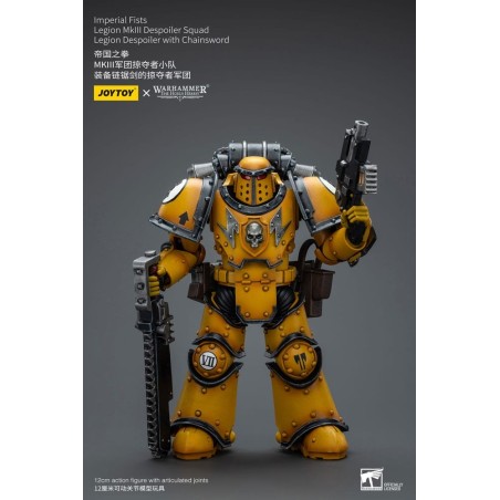 Warhammer - The Horus Heresy figurine 1/18 Imperial Fists Legion MkIII Despoiler Squad Legion Despoiler with Chainsword 12 cm