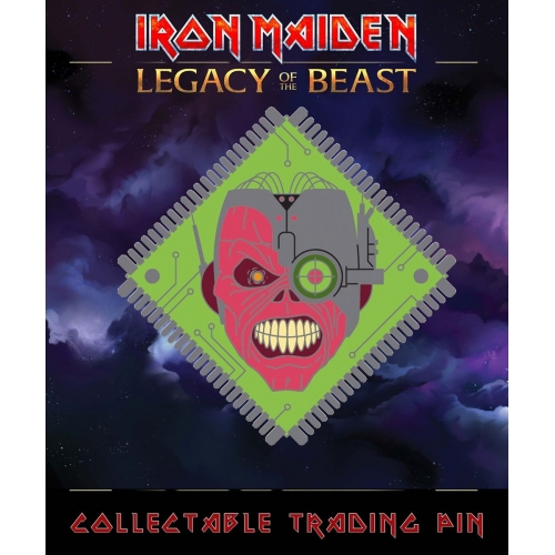 Iron Maiden Legacy of the Beast - Badge Cyborg Eddie