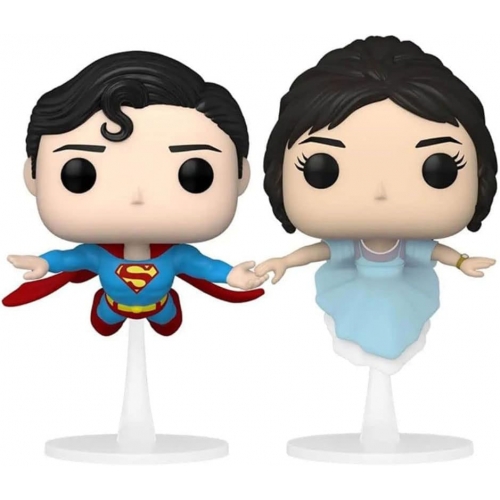 Superman - Pack 2 Figurines POP! Superman & Lois Flying 9 cm