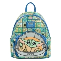 Star Wars : The Mandalorian - Sac à dos Mini Grogu Squares by Loungefly