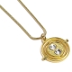 Harry Potter - Pendentif et collier Fixed Time Turner (plaque or)