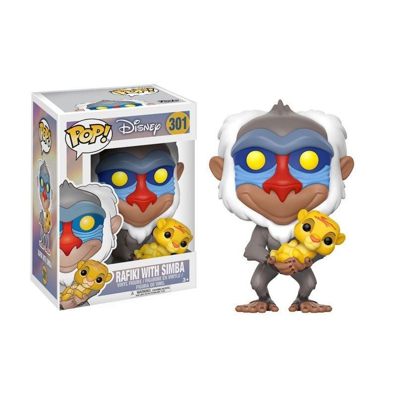 Roi lion, Le - Le Roi lion POP! Disney Vinyl figurine Rafiki & Simba 9 cm