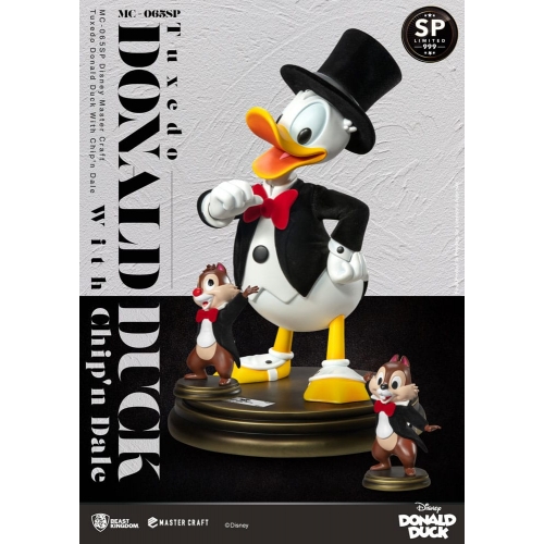 Disney 100th - Statuette Master Craft Tuxedo Donald Duck (Chip'n und Dale) 40 cm