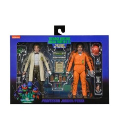 Tortues Ninja - TMNT II: The Secret of the Ooze 2-Pack figurines Lab Coat Professor Perry and Hazmat Suit Professor Perry 18 cm