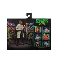 Tortues Ninja - TMNT II: The Secret of the Ooze 2-Pack figurines Lab Coat Professor Perry and Hazmat Suit Professor Perry 18 cm