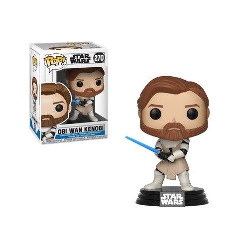 Star Wars Clone Wars -  Figurine POP! Obi Wan Kenobi 9 cm