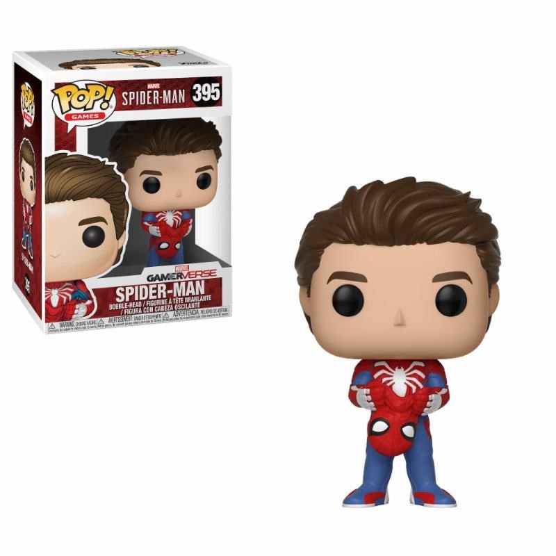 Spider-Man - Figurine POP! Unmasked Spider-Man 9 cm