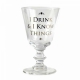 Game of Thrones - Verre à vin I Drink & I Know Things