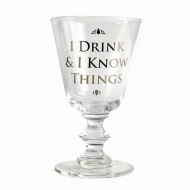 Game of Thrones - Verre à vin I Drink & I Know Things