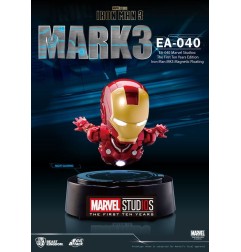 Iron Man - 3 diorama lumineux Egg Attack  Mark III The First Ten Years Edition 16 cm