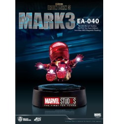 Iron Man 3 - Diorama lumineux Egg Attack Iron Man Mark III The First Ten Years Edition 16 cm