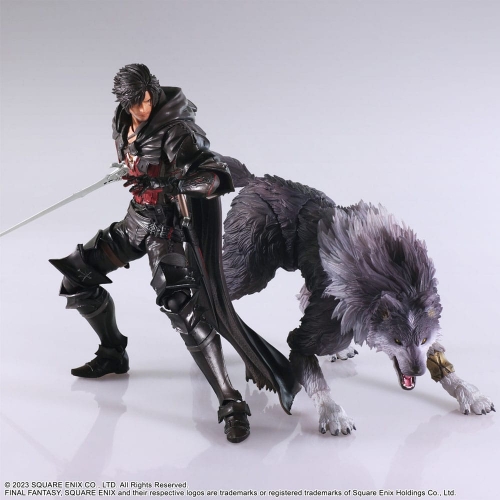 Final Fantasy XVI Bring Arts - Figurine Set Clive Rosfield & Torgal