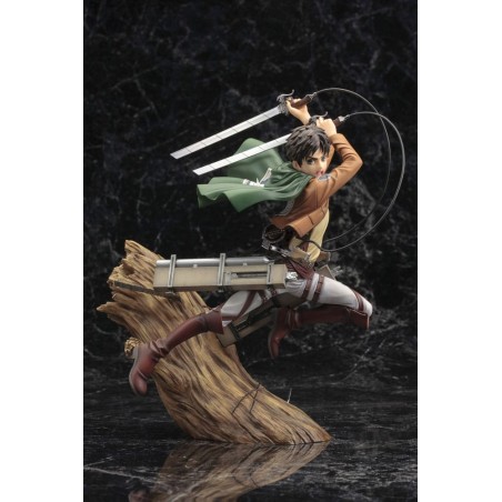 L'Attaque des Titans - Statuette ARTFXJ 1/8 Eren Yeager Renewal Package Ver. 26 cm