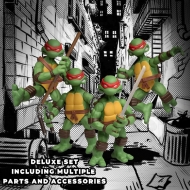 Les Tortues Ninja - Figurines Les Tortues Ninja Deluxe Set 8 cm