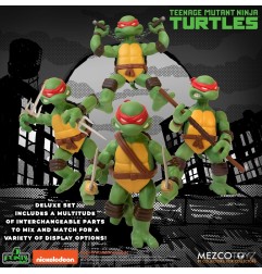 Les Tortues Ninja - Figurines Les Tortues Ninja Deluxe Set 8 cm