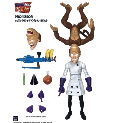Earthworm Jim - Figurine Professor Monkey-For-A-Head 28 cm