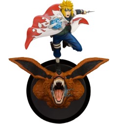 Naruto - Shippuden statuette PVC 1/8 Minato Namikaze Vs Nine Tailed Fox 41 cm