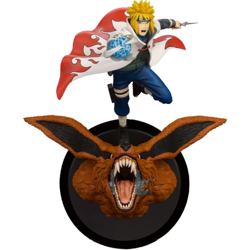 Naruto - Shippuden statuette PVC 1/8 Minato Namikaze Vs Nine Tailed Fox 41 cm
