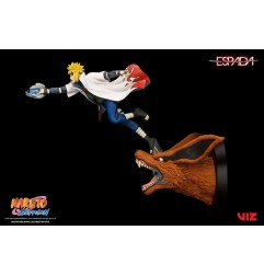 Naruto Shippuden - Statuette 1/8 Minato Namikaze Vs Nine Tailed Fox 41 cm