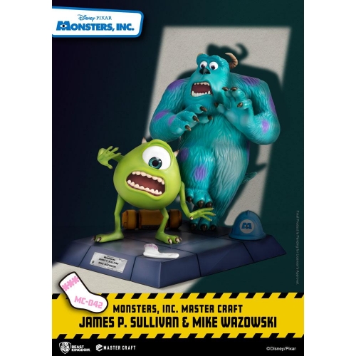 Monstres & Cie - Statuette Master Craft James P. Sullivan & Mike Wazowski 34 cm