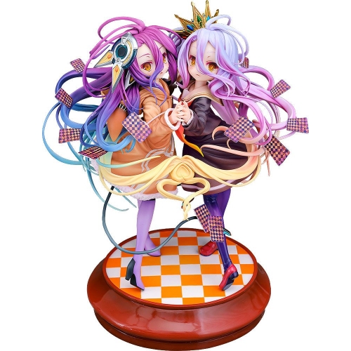 No Game No Life - Statuette 1/7 Shiro & Schwi 22 cm