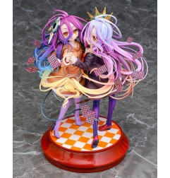 No Game No Life - Statuette 1/7 Shiro & Schwi 22 cm